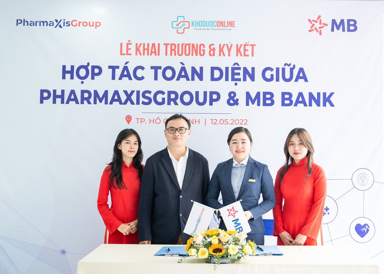 Ký kết hợp tác chiếc lược giữa PharmaxisGroup và MB Bank